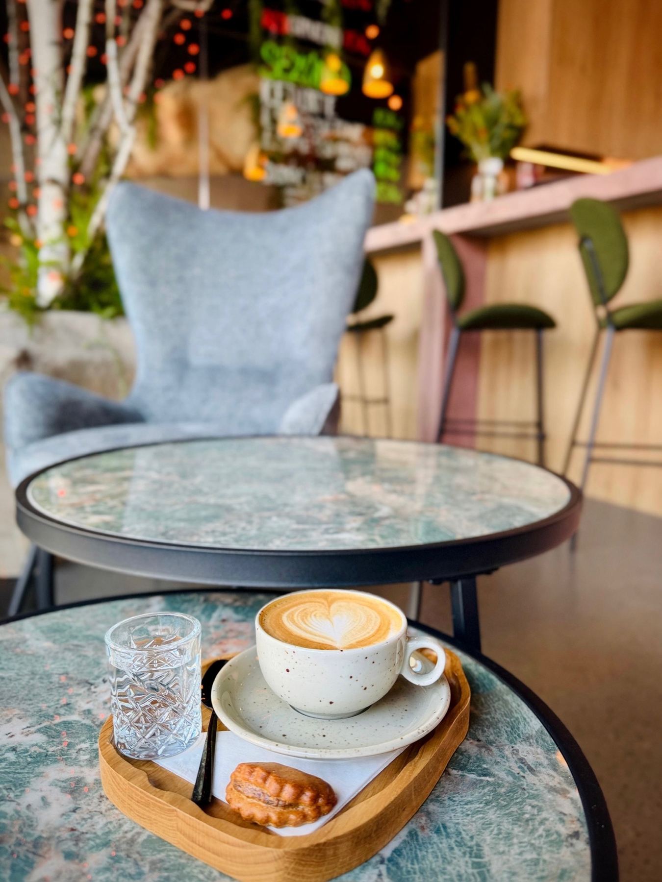 Cappuccino s latte art